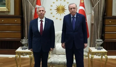 Cumhurbaşkanı Erdoğan Mansur Yavaş’ı kabul etti